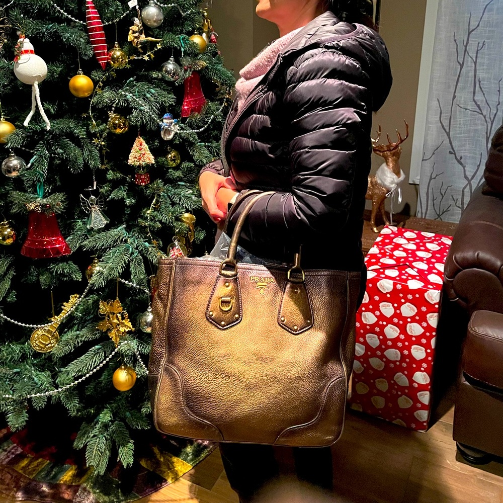 Authentic Vintage Prada Bag. In great condition. Corners and inside is good.